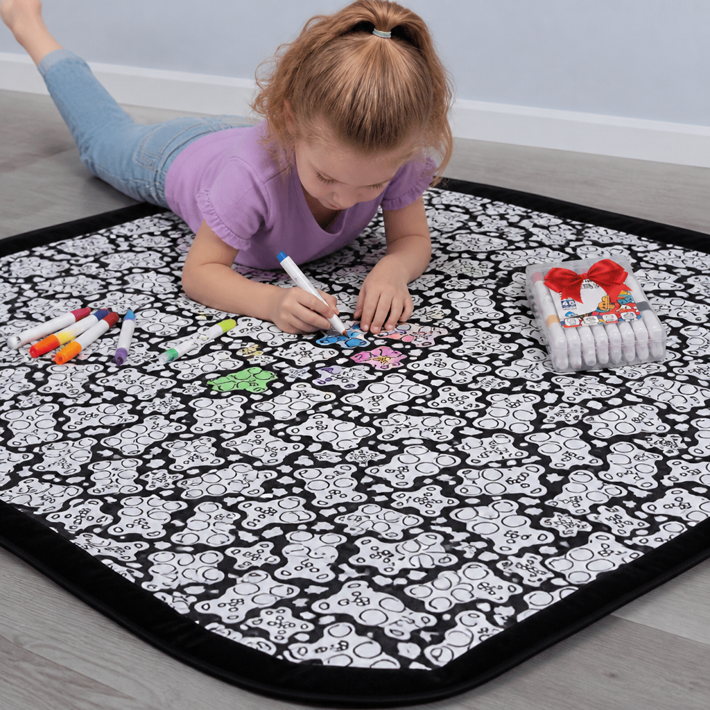 DIY Colouring Blanket for the whole family