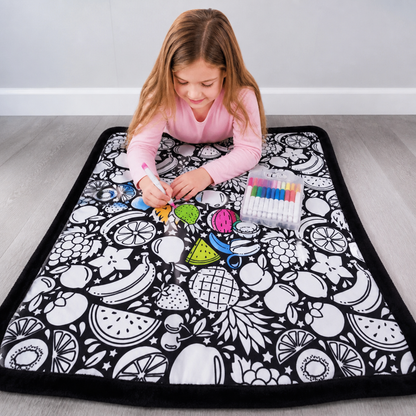 DIY Colouring Blanket for the whole family