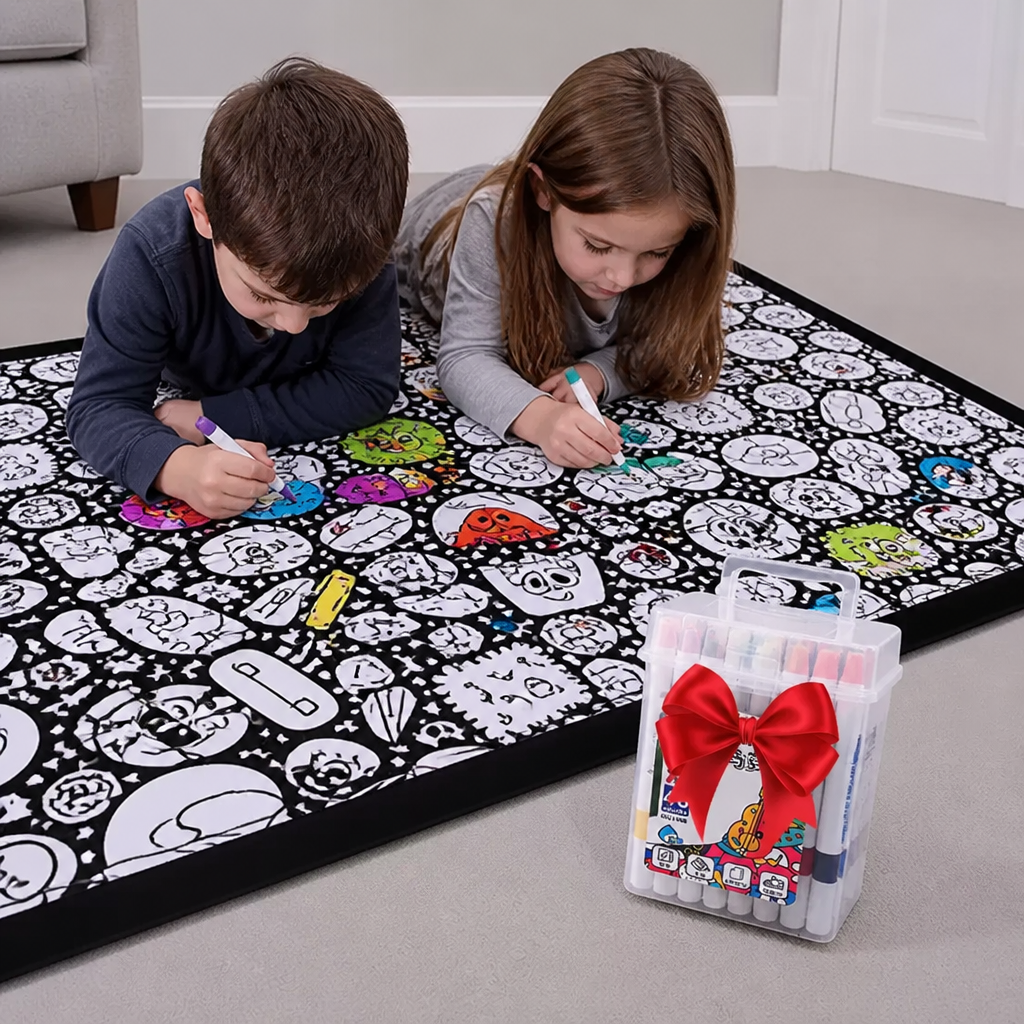 DIY Colouring Blanket for the whole family