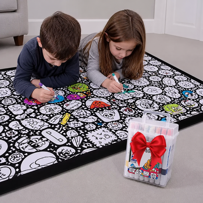 DIY Colouring Blanket for the whole family