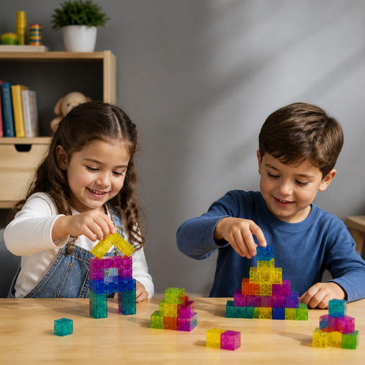 Montessori Cube Building Block Set for Kids