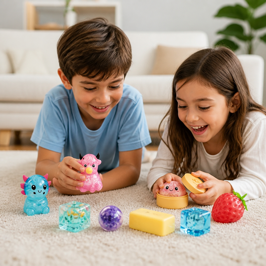 Premium Squishy Fidget Toy Set – 8 Sensory Toys