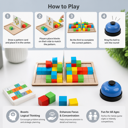 3D Color Match Building Blocks Puzzle Game