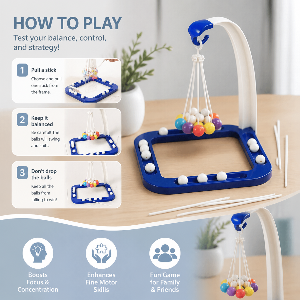 Balance Swing Bead Game – Interactive Family Skill Challenge