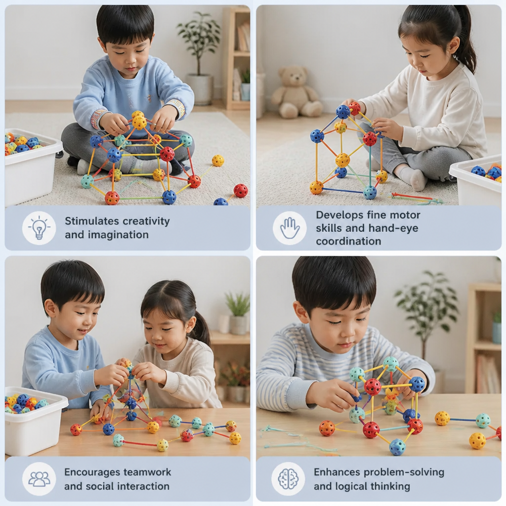 3D STEM Construction Building Set – Creative Learning Toy
