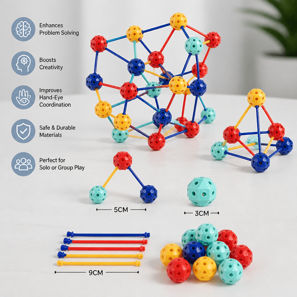 3D STEM Construction Building Set – Creative Learning Toy