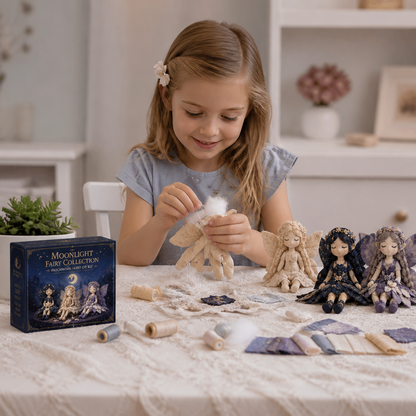Fairy DIY Sewing Kit for Kids – Make Enchanting Fairy Dolls with Fabric, Accessories & Instructions