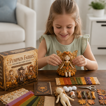 Fairy DIY Sewing Kit for Kids – Make Enchanting Fairy Dolls with Fabric, Accessories & Instructions