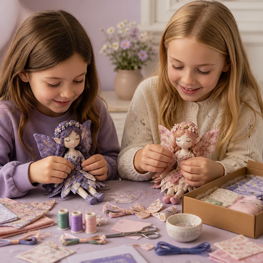 Fairy DIY Sewing Kit for Kids – Make Enchanting Fairy Dolls with Fabric, Accessories & Instructions