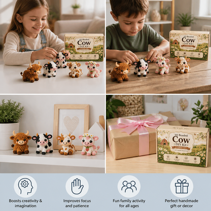 3D Beaded Animal Craft Kit – DIY Mini Bead Art Set for Beginners