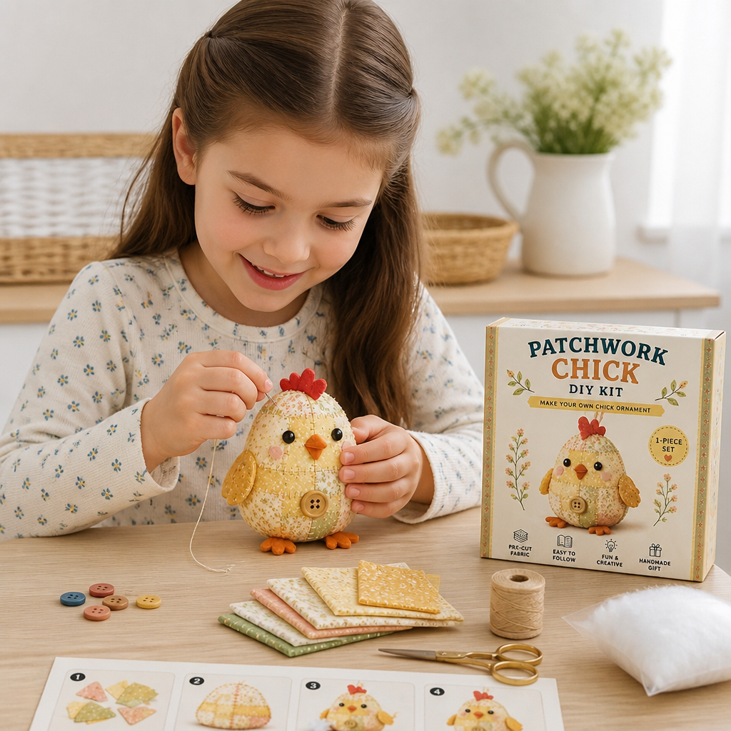 DIY Animal Sewing Kit – Handmade Fabric Ornament Craft Set