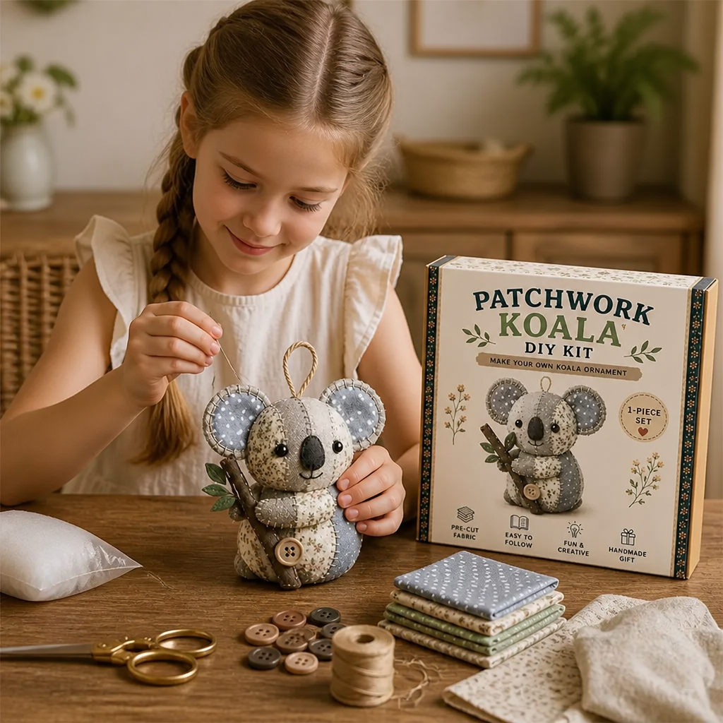 DIY Animal Sewing Kit – Handmade Fabric Ornament Craft Set