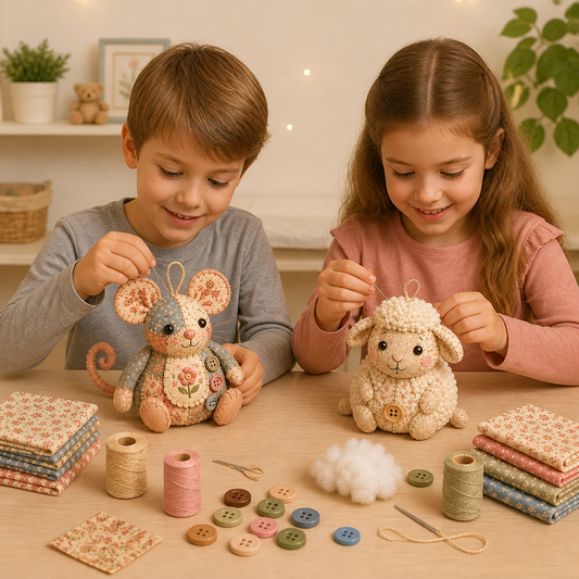 DIY Animal Sewing Kit – Handmade Fabric Ornament Craft Set