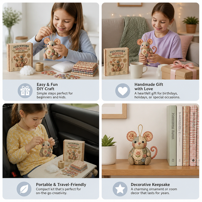 DIY Animal Sewing Kit – Handmade Fabric Ornament Craft Set