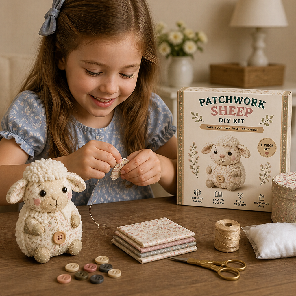 DIY Animal Sewing Kit – Handmade Fabric Ornament Craft Set