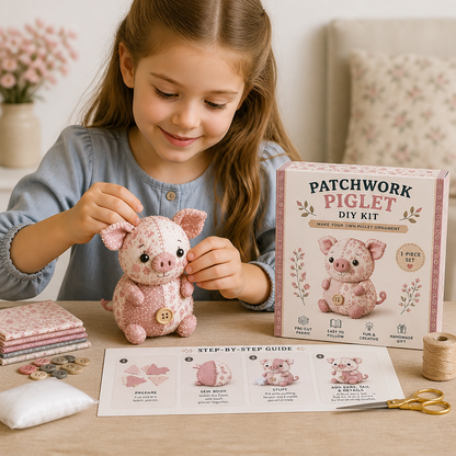 DIY Animal Sewing Kit – Handmade Fabric Ornament Craft Set