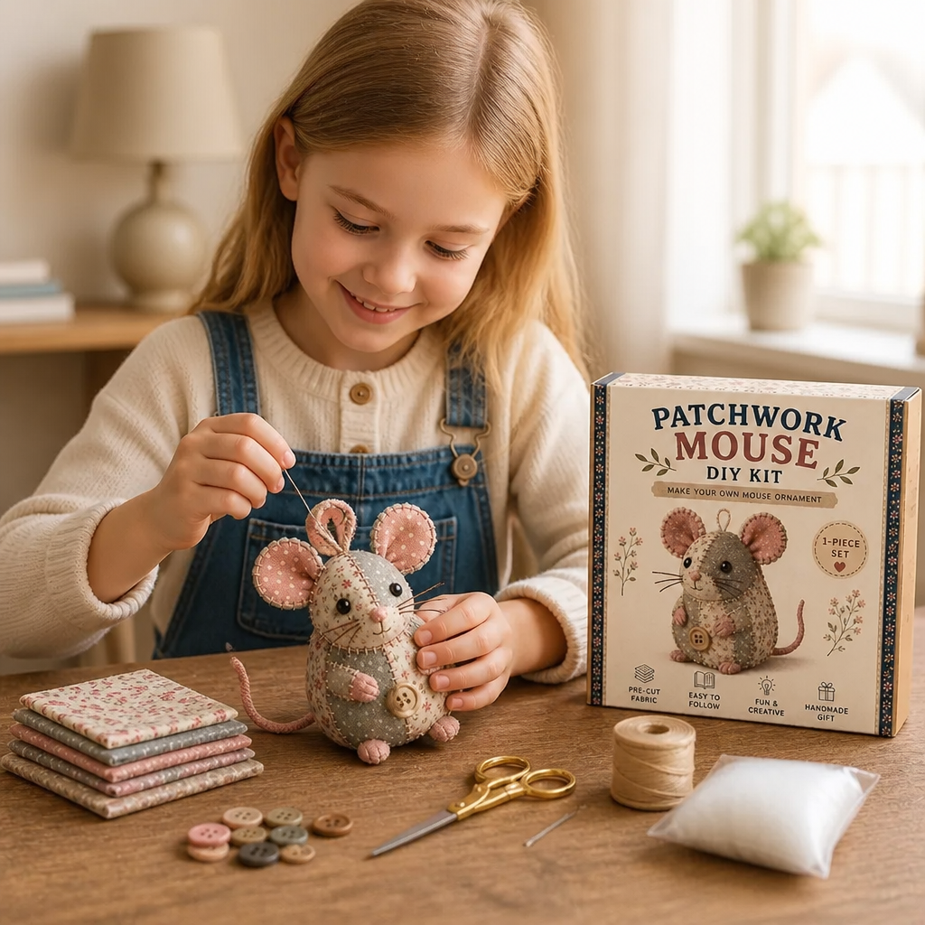DIY Animal Sewing Kit – Handmade Fabric Ornament Craft Set