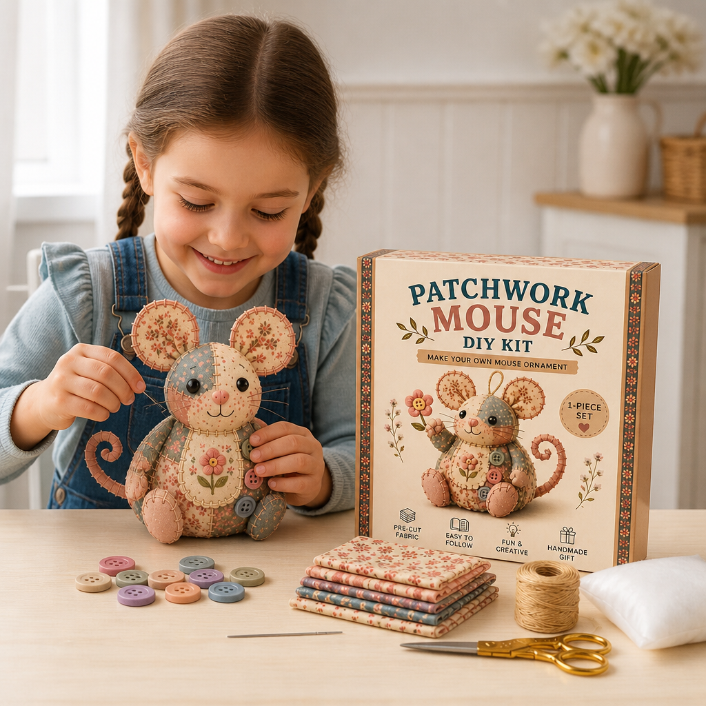 DIY Animal Sewing Kit – Handmade Fabric Ornament Craft Set