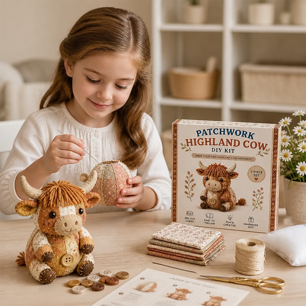 DIY Animal Sewing Kit – Handmade Fabric Ornament Craft Set