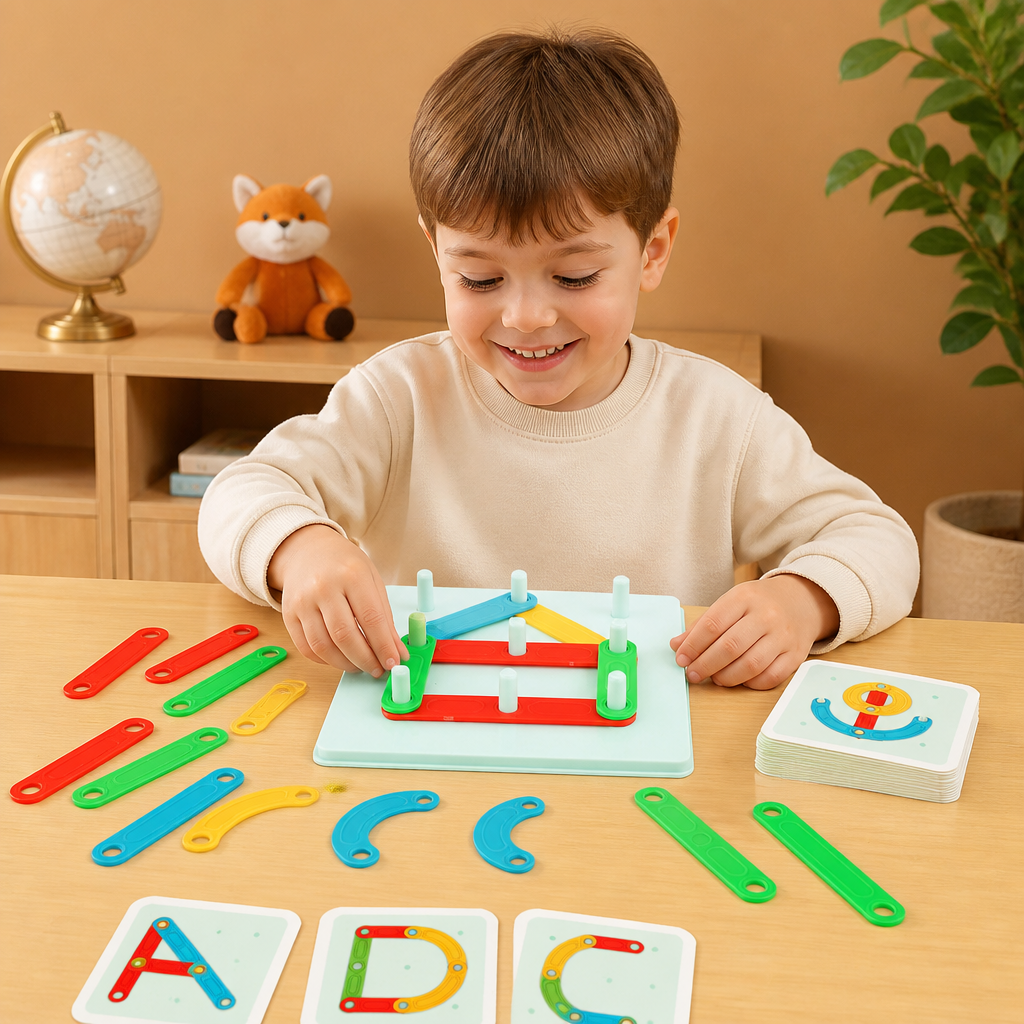 Educational Magnetic Letter & Number Building Set