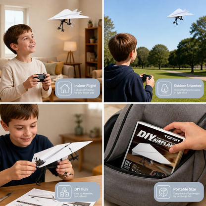 DIY Remote Control Paper Airplane Kit