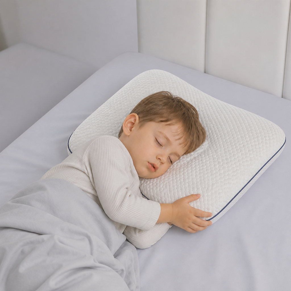 Ergonomic Neck Support Memory Foam Kids Pillow