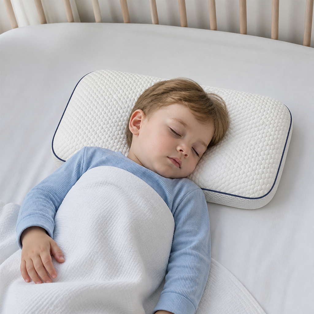 Ergonomic Neck Support Memory Foam Kids Pillow