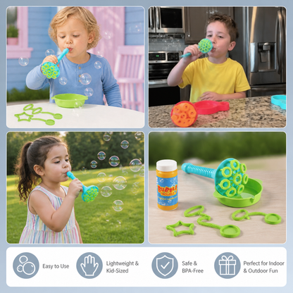 Magic Bubble Blower Stick Set
