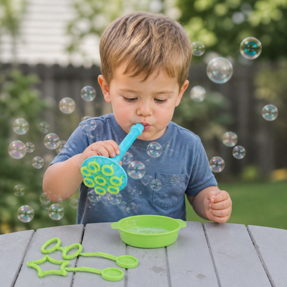 Magic Bubble Blower Stick Set