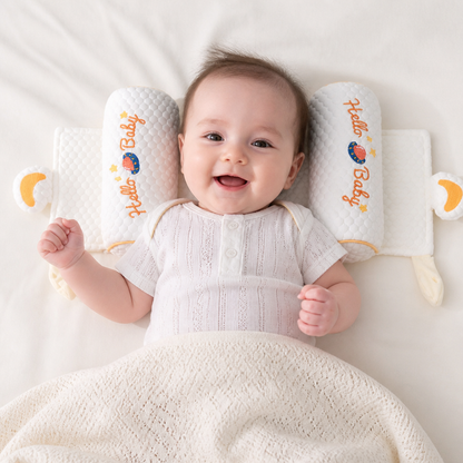 Adjustable Baby Head Shaping Pillow with Millet Filling