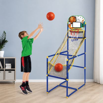 Adjustable Kids Basketball Hoop Set - That Grows With Your Kids