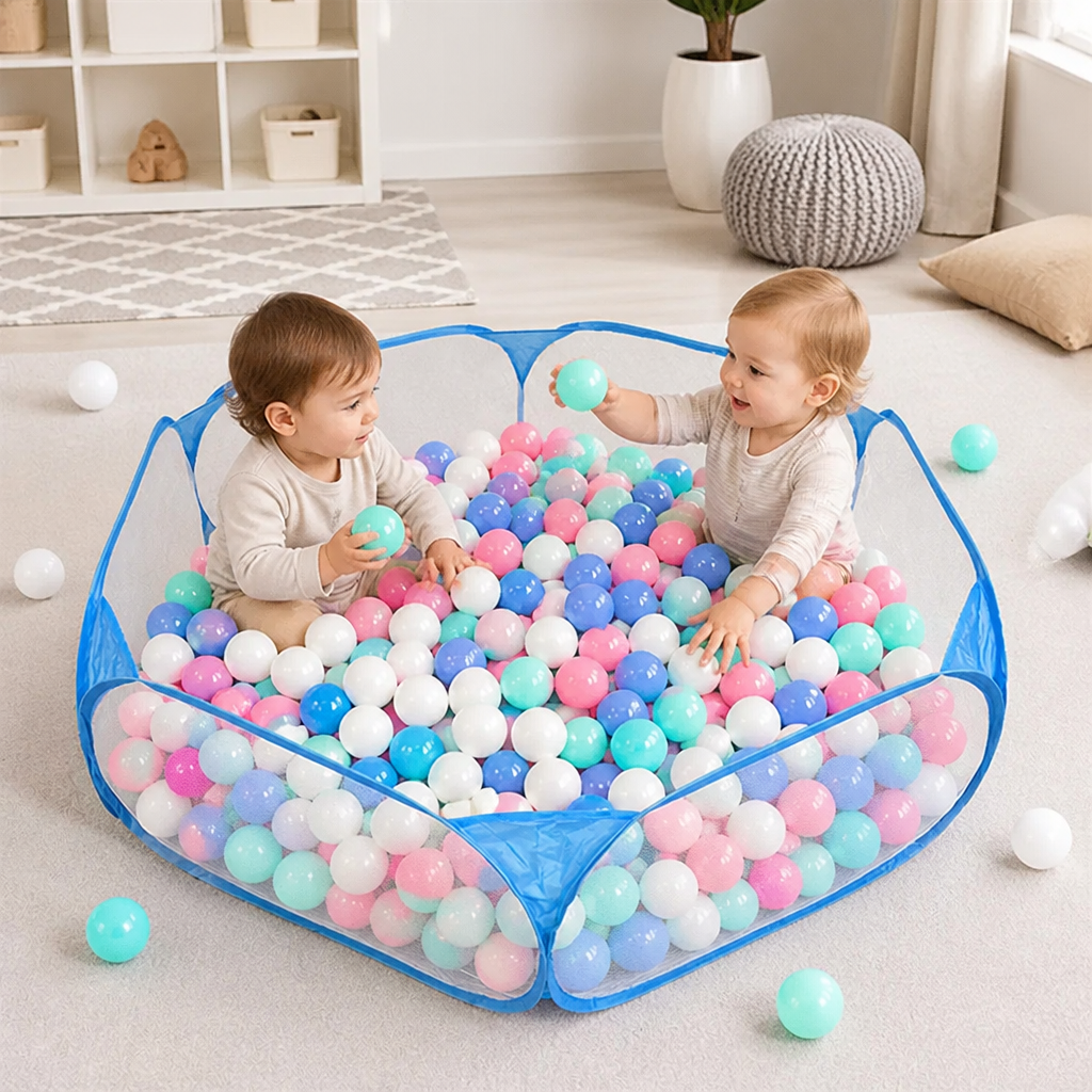 Portable Pop-Up Baby Playpen Tent for Toddlers