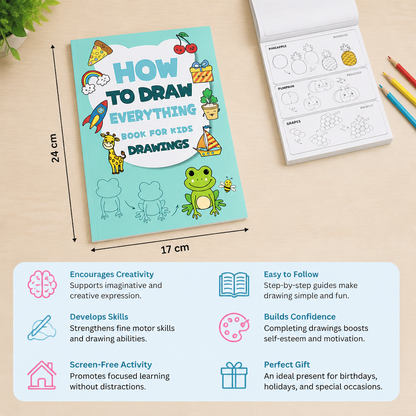 Montessori How to Draw Activity Book – Step-by-Step Learning & Drawing Practice