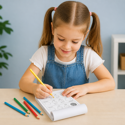 Montessori How to Draw Activity Book – Step-by-Step Learning & Drawing Practice
