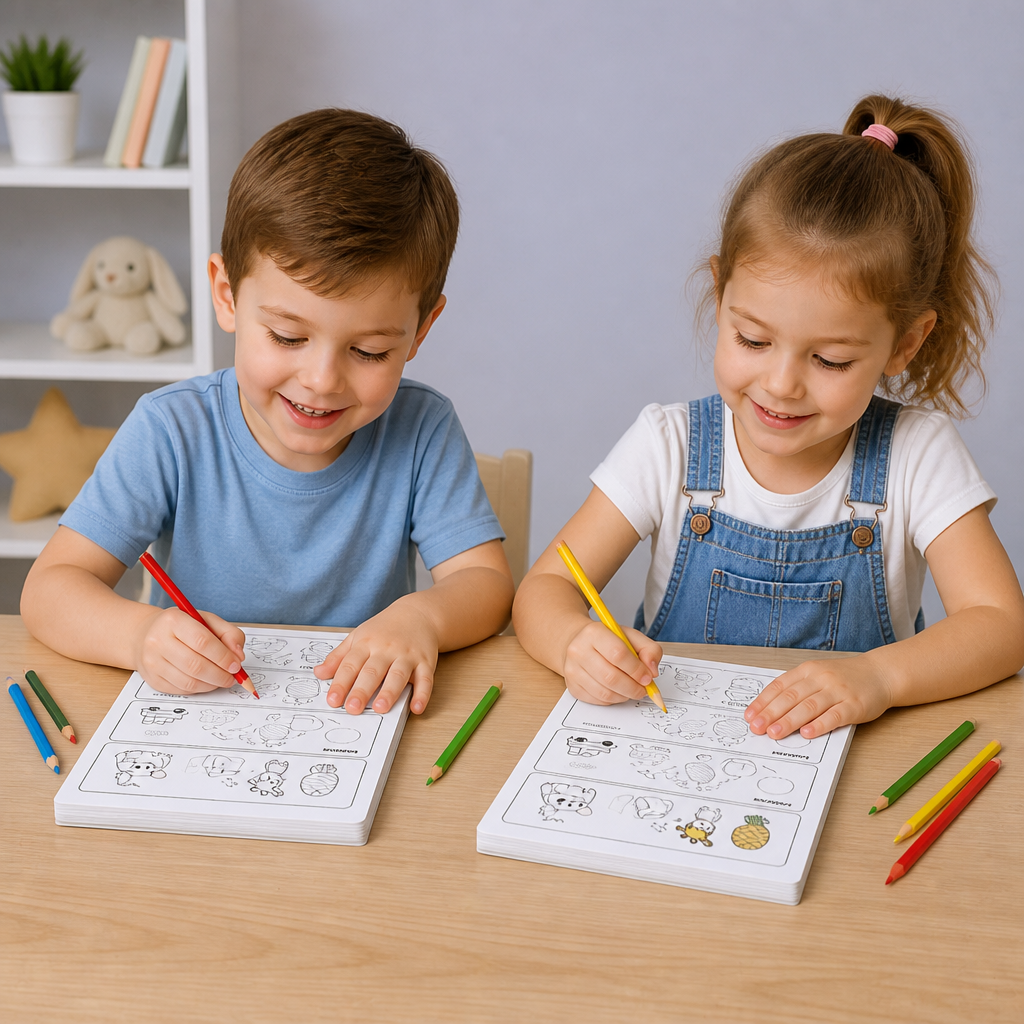 Montessori How to Draw Activity Book – Step-by-Step Learning & Drawing Practice