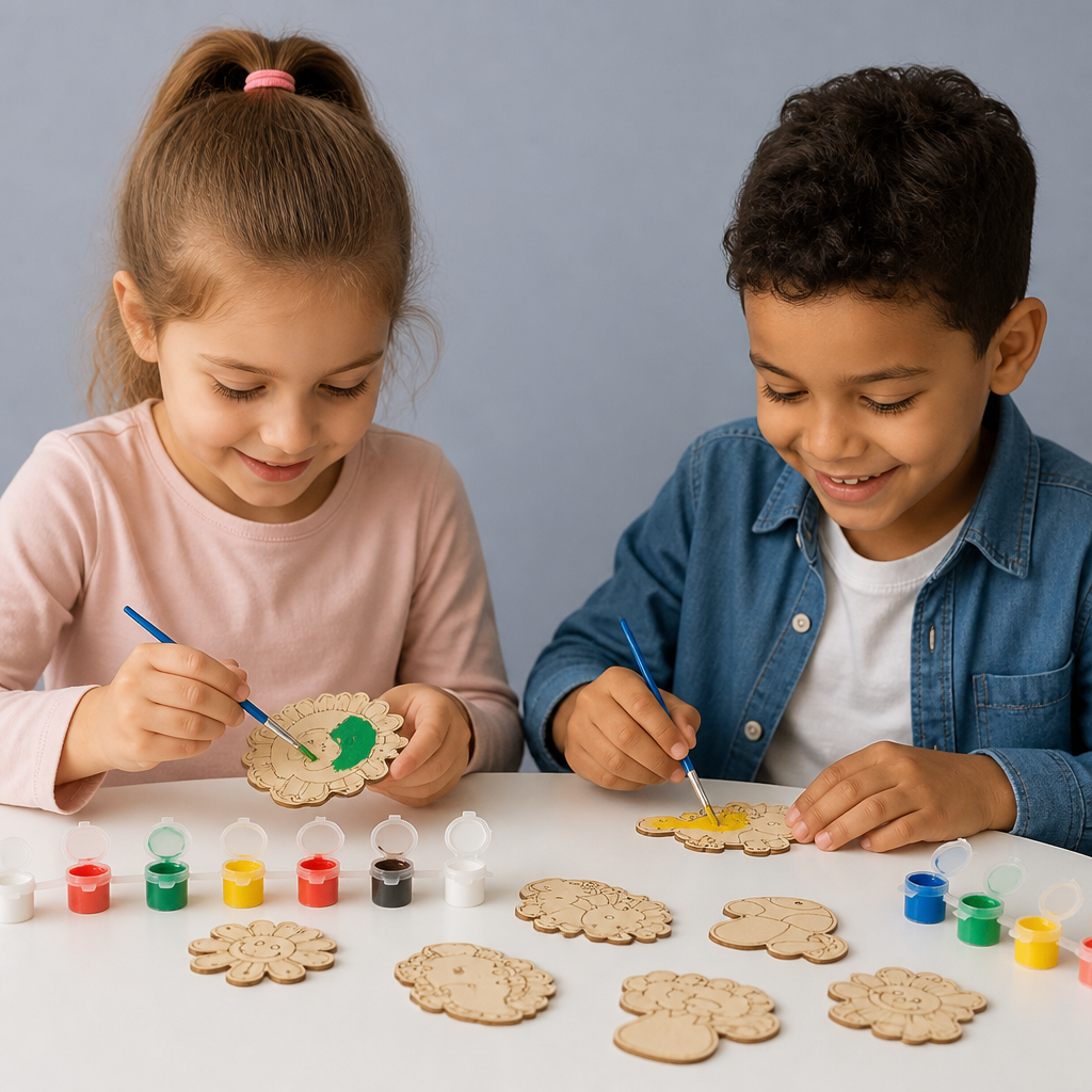 DIY Wooden Paint & Play Craft Kit for Kids