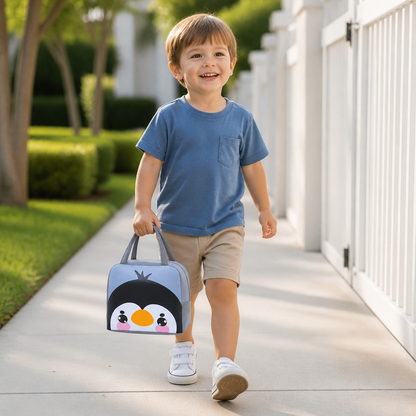Cartoon Animal Insulated Lunch Bag for Kids