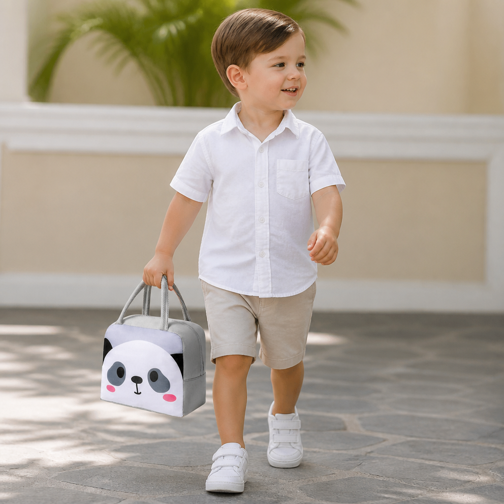 Cartoon Animal Insulated Lunch Bag for Kids