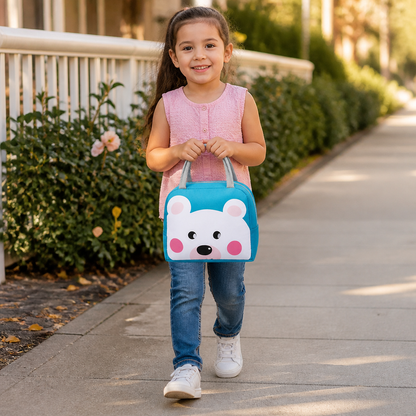 Cartoon Animal Insulated Lunch Bag for Kids