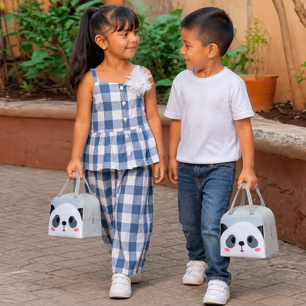Cartoon Animal Insulated Lunch Bag for Kids
