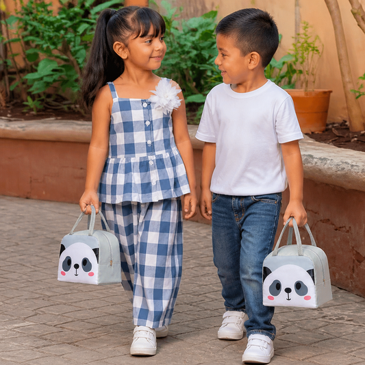 Cartoon Animal Insulated Lunch Bag for Kids