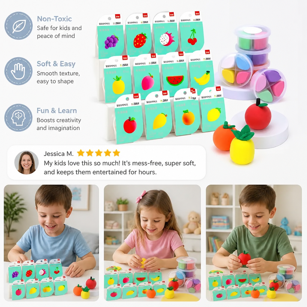 DIY Air Dry Clay Craft Kits for Kids