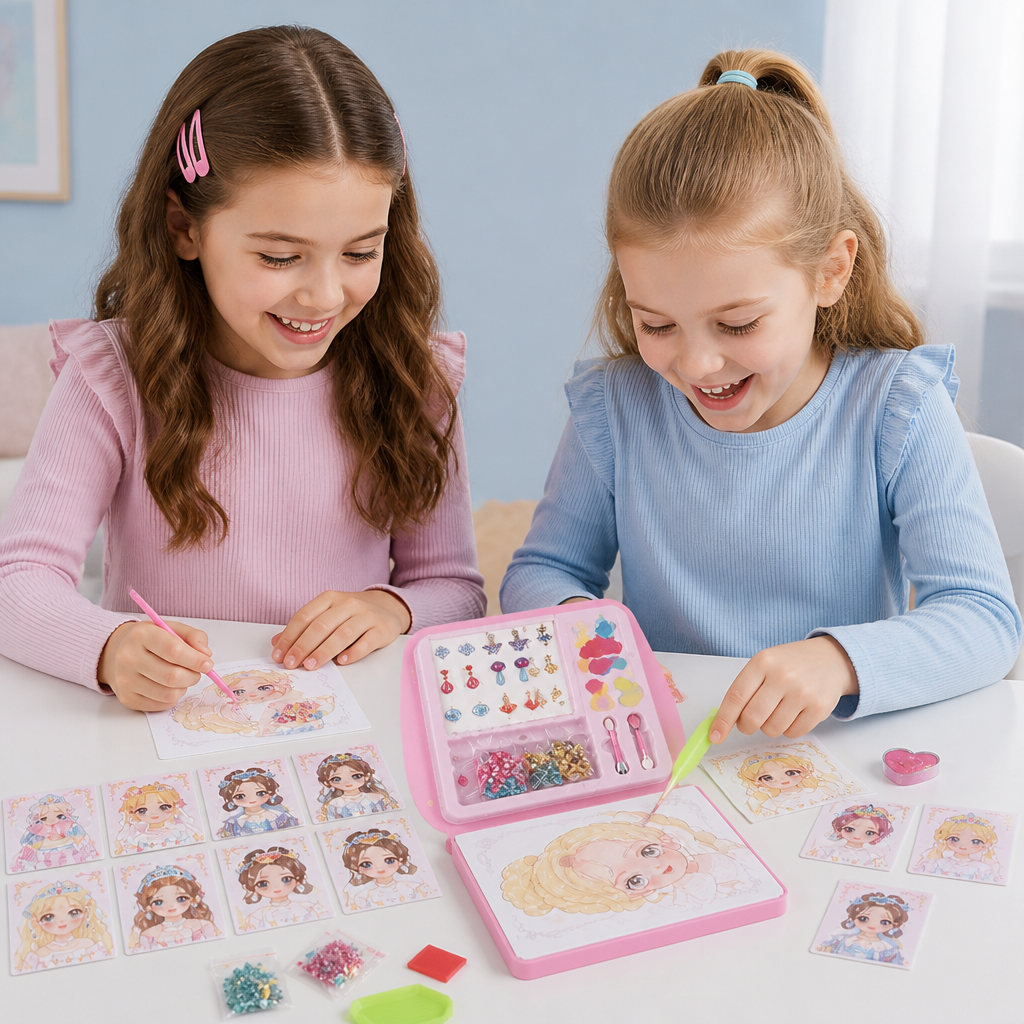 Princess Diamond Painting & Foil Art Book Craft Kit