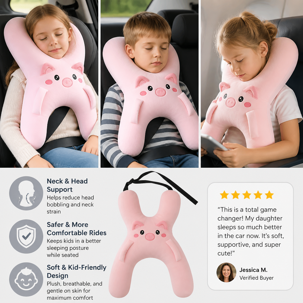 Kids Travel Sleep Support Pillow