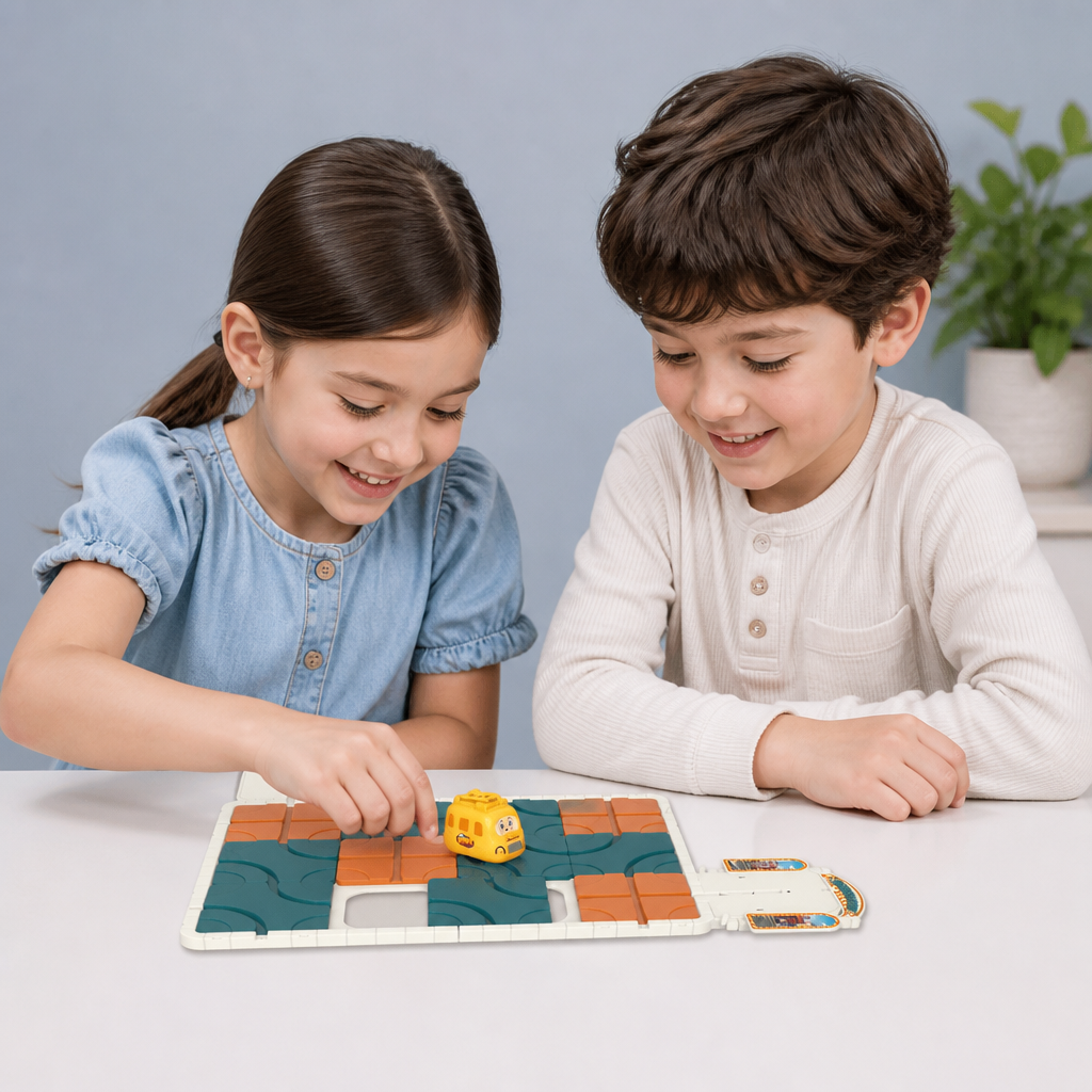 Sliding Track Maze Puzzle Game
