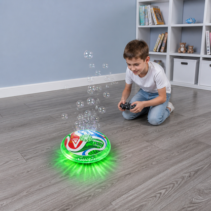 Remote Control Soccer Bubble Ball with Lights & Music