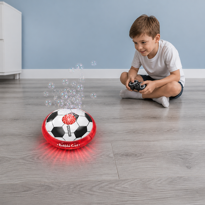 Remote Control Soccer Bubble Ball with Lights & Music