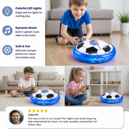 Remote Control Soccer Bubble Ball with Lights & Music