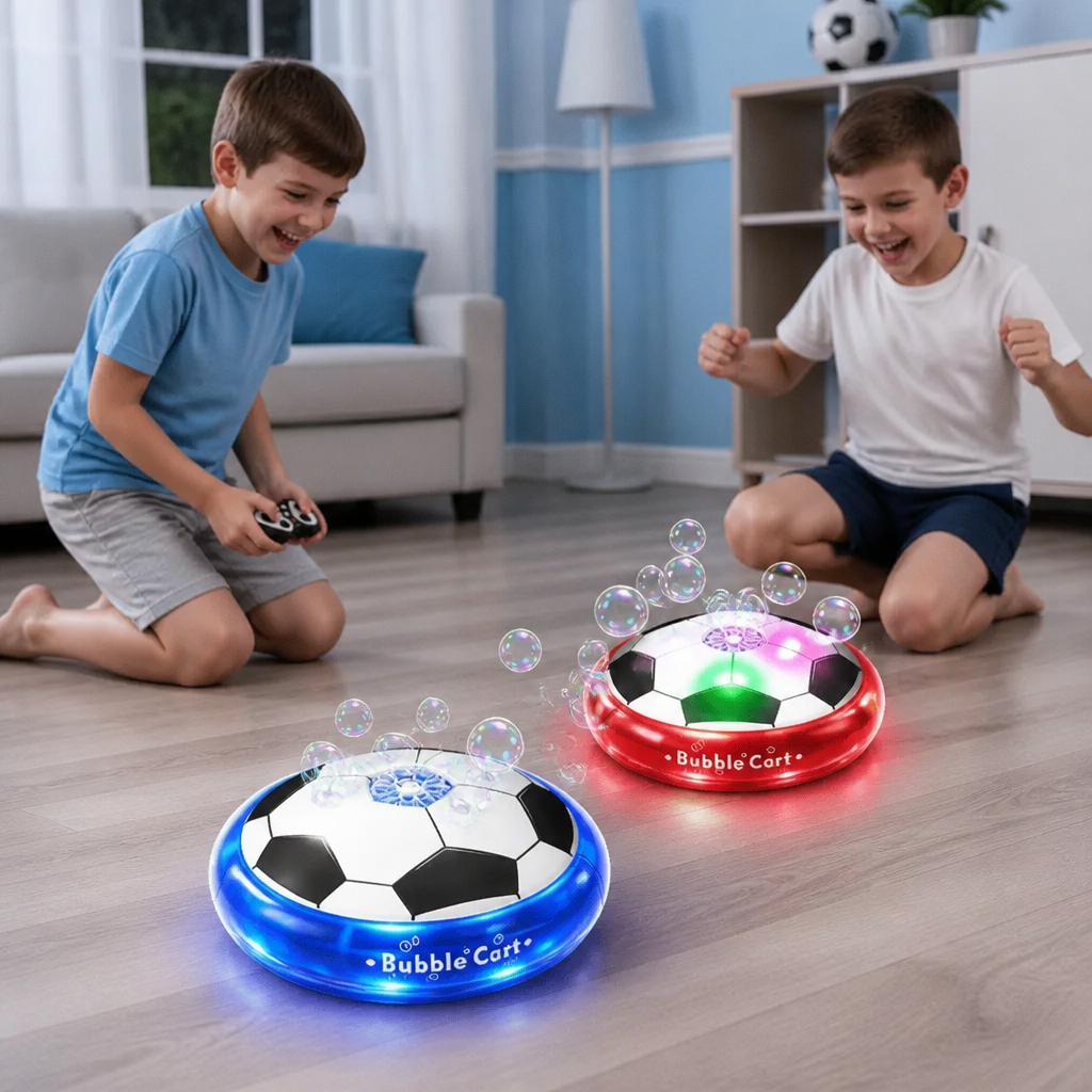 Remote Control Soccer Bubble Ball with Lights & Music
