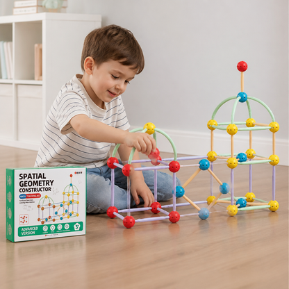 3D Geometry Building Kit – Educational Construction & Spatial Learning Toy